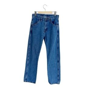 Vintage Rustler Men's Straight Blue Jeans 29 x 30 Cotton